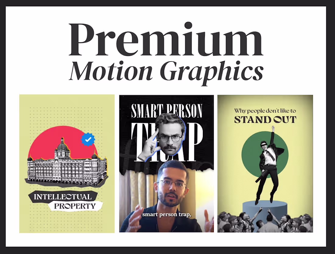 Cover image for Shortform Motion Graphics Video Edit