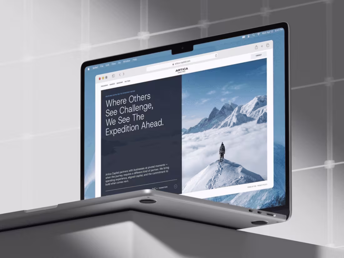 Cover image for Artica Capital — High-Performance Private Equity Website