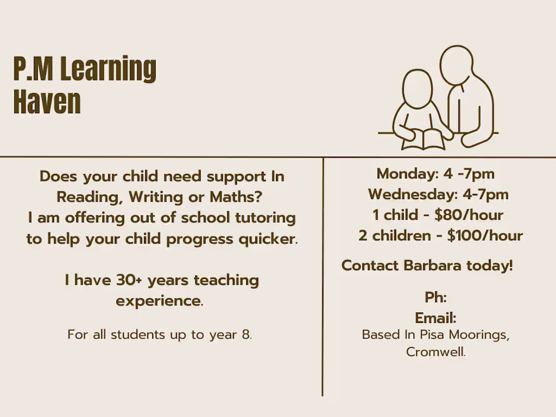 Cover image for P.M Learning business card