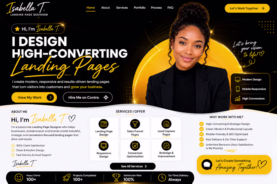 Cover image for LADING PAGE DESIGN