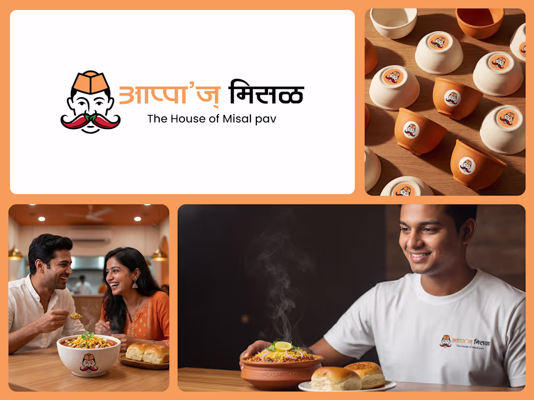 Cover image for Appa’s Misal Brand Identity Design