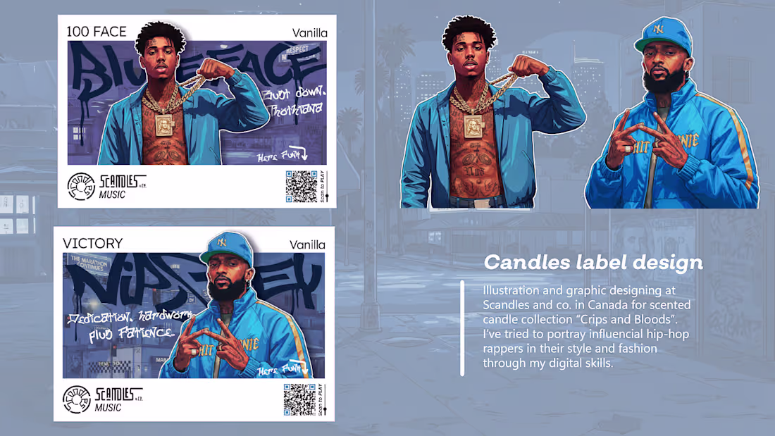 Cover image for Scented candle label design