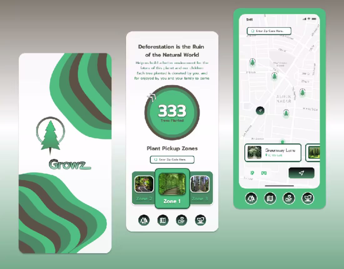 Cover image for Growz App Design