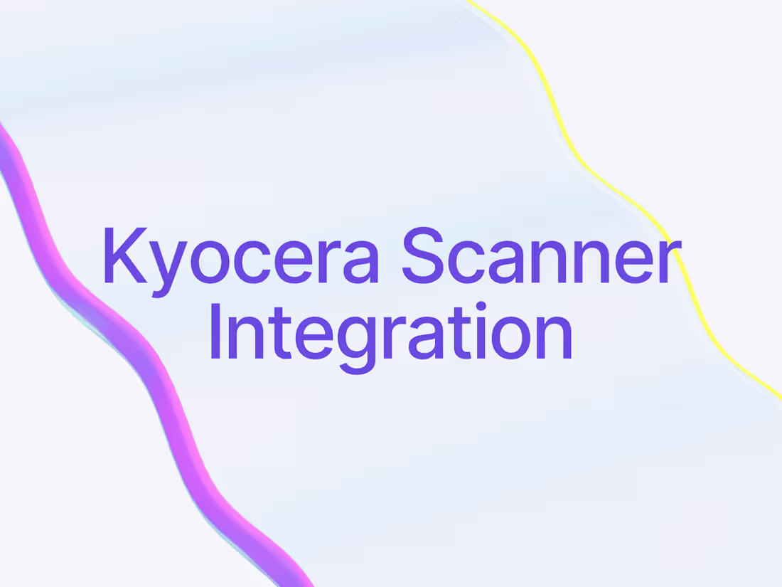 Cover image for Kyocera Scanner integrations