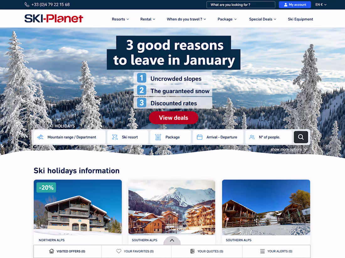 Cover image for WordPress Ski Holiday Booking Platform