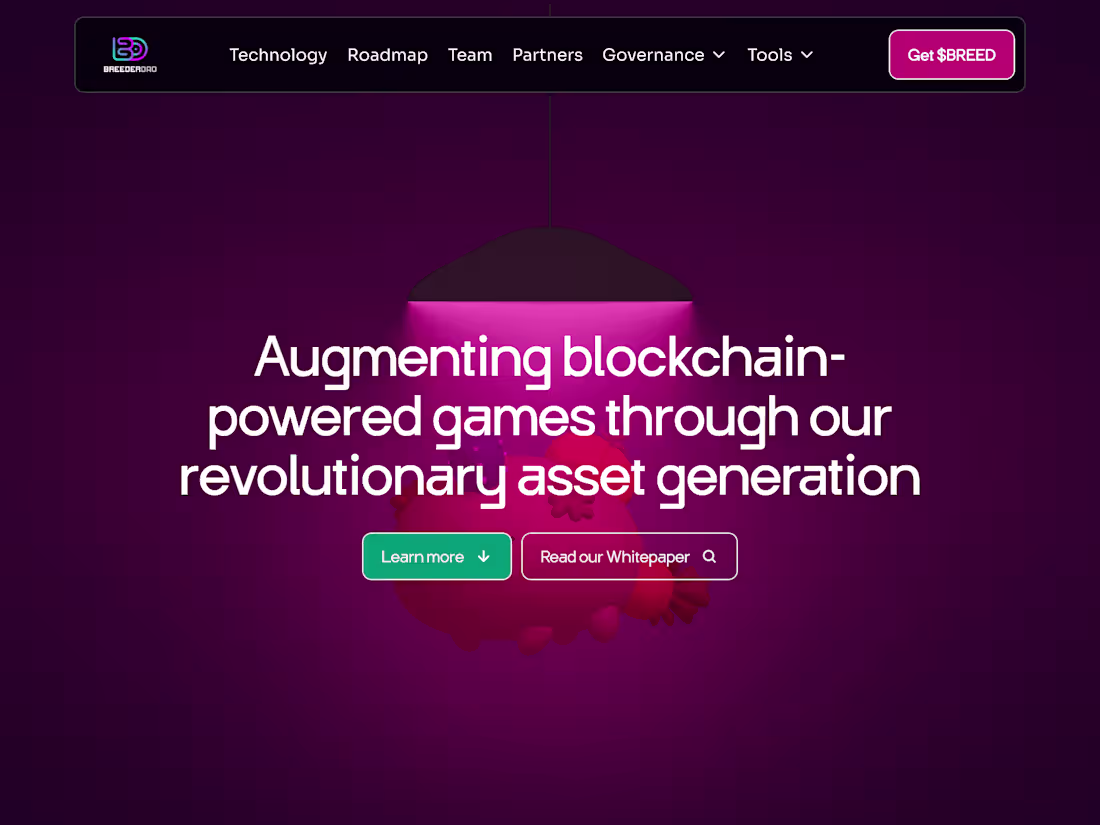 Cover image for BreederDAO Landing Page Design