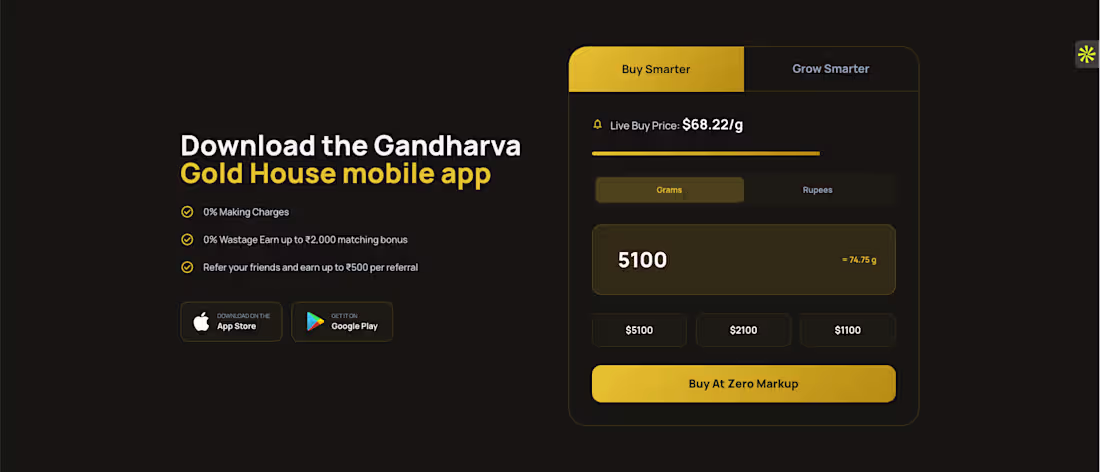 Cover image for Premium Gold-Themed Website Design Services Available