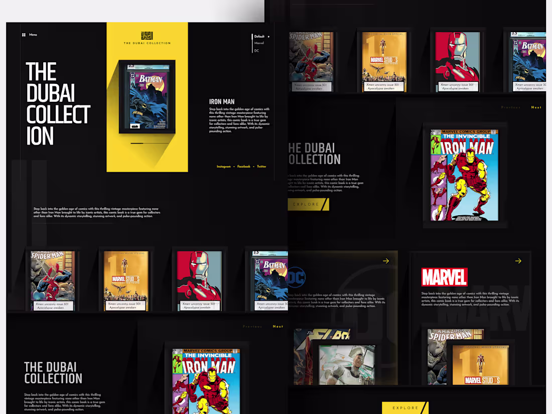 Cover image for The Dubai Collection | Collection Showcase Website