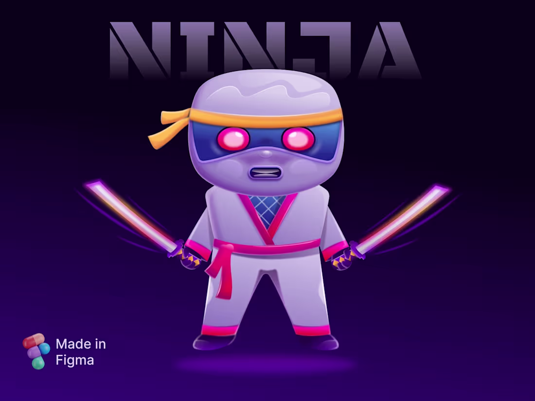 Cover image for Ninja Mascot Design