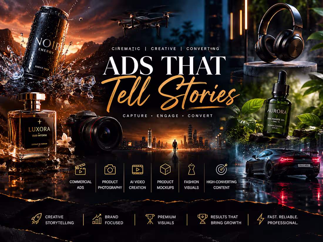 Cover image for Create High-End Cinematic Product Ads for Modern Brands