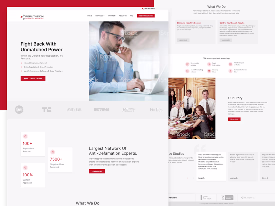 Cover image for Web Design for Law Firm