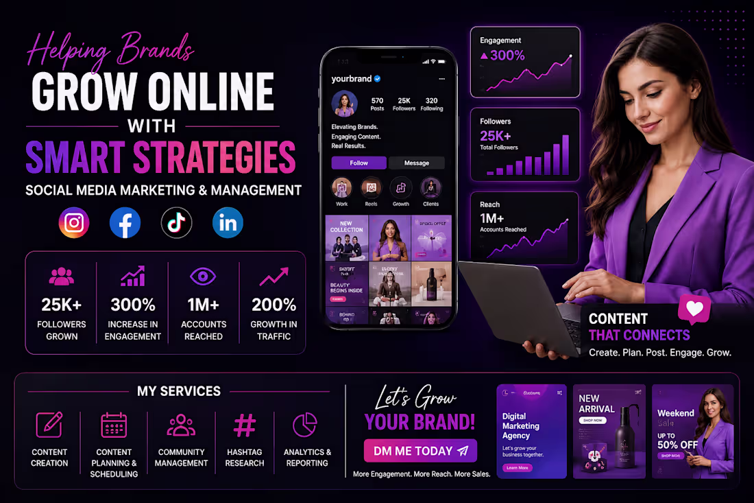 Cover image for I help businesses grow online