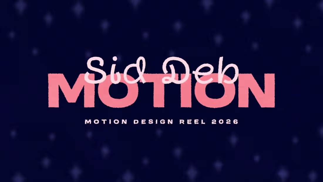 Cover image for Motion Design Reel
