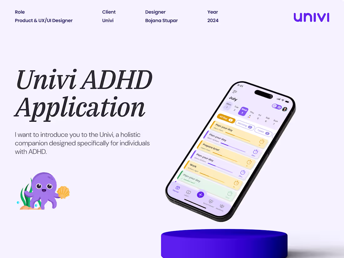 Cover image for Univi ADHD application