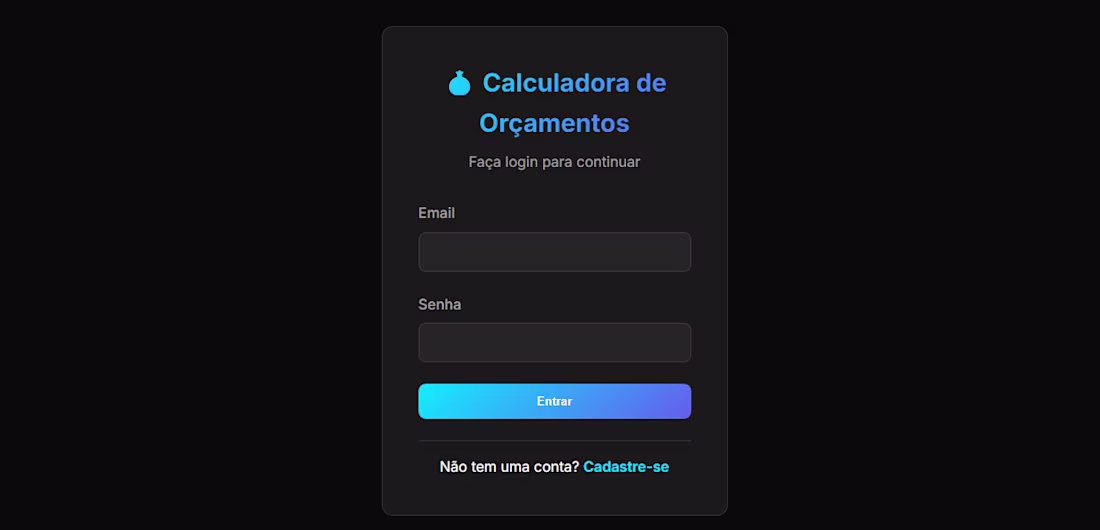 Cover image for BudgetCalc - Smart Project Estimator
