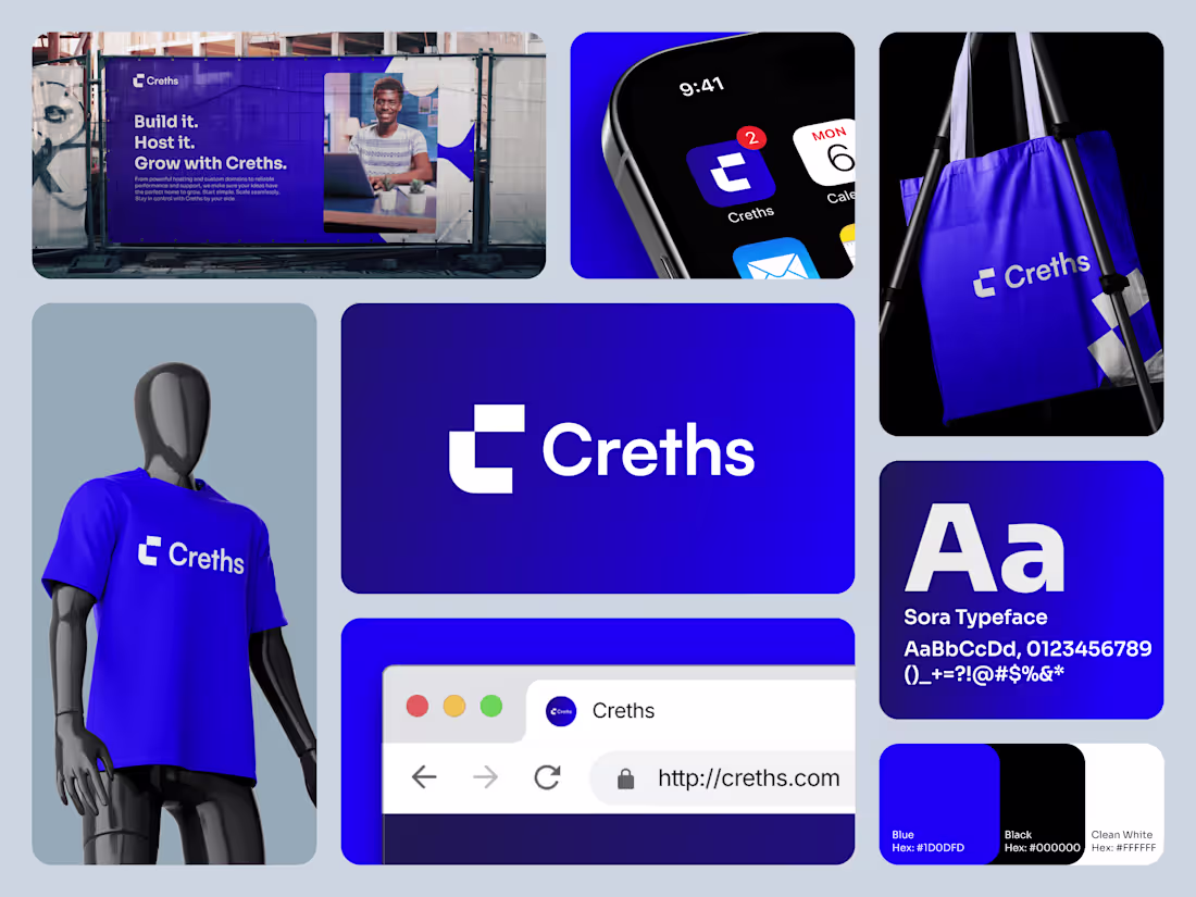 Cover image for Creths Brand Identity Design