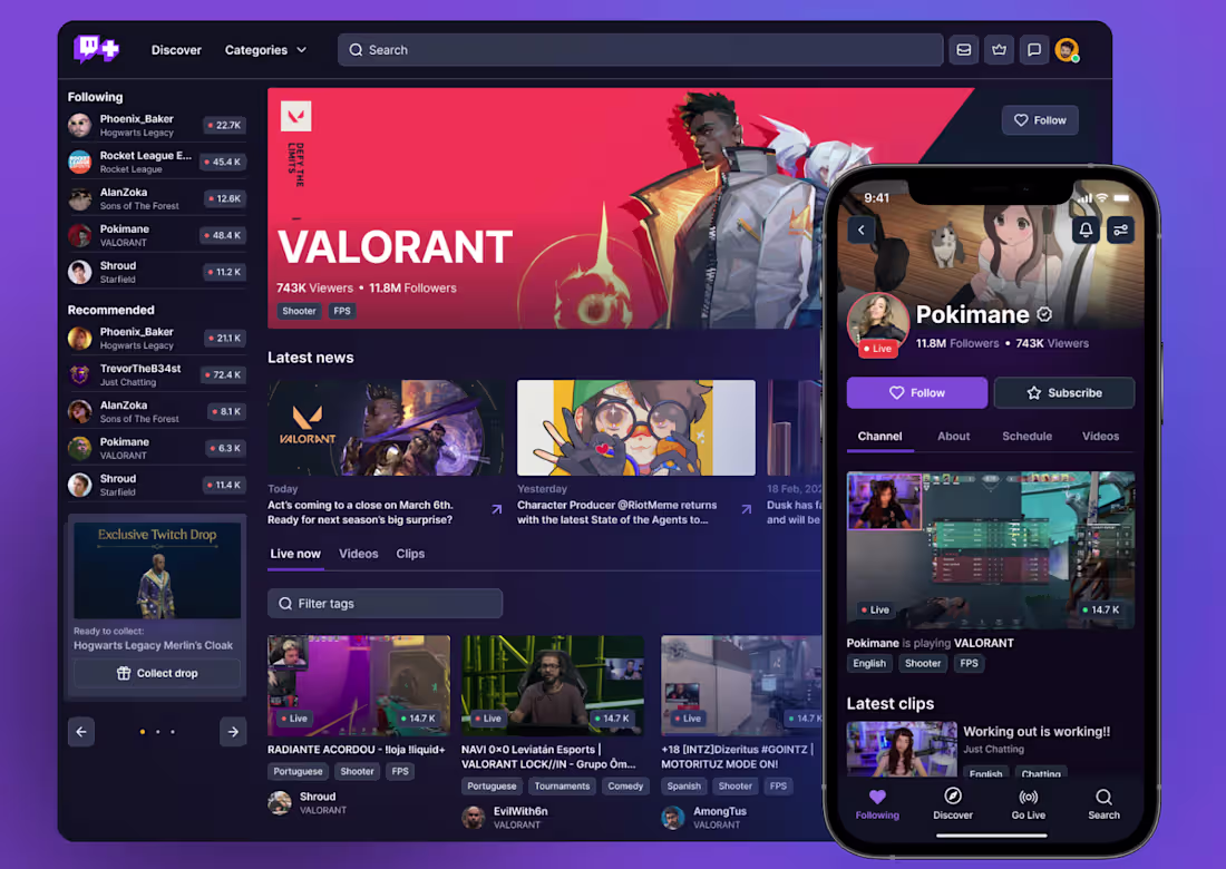 Cover image for Twitch+ Concept Design