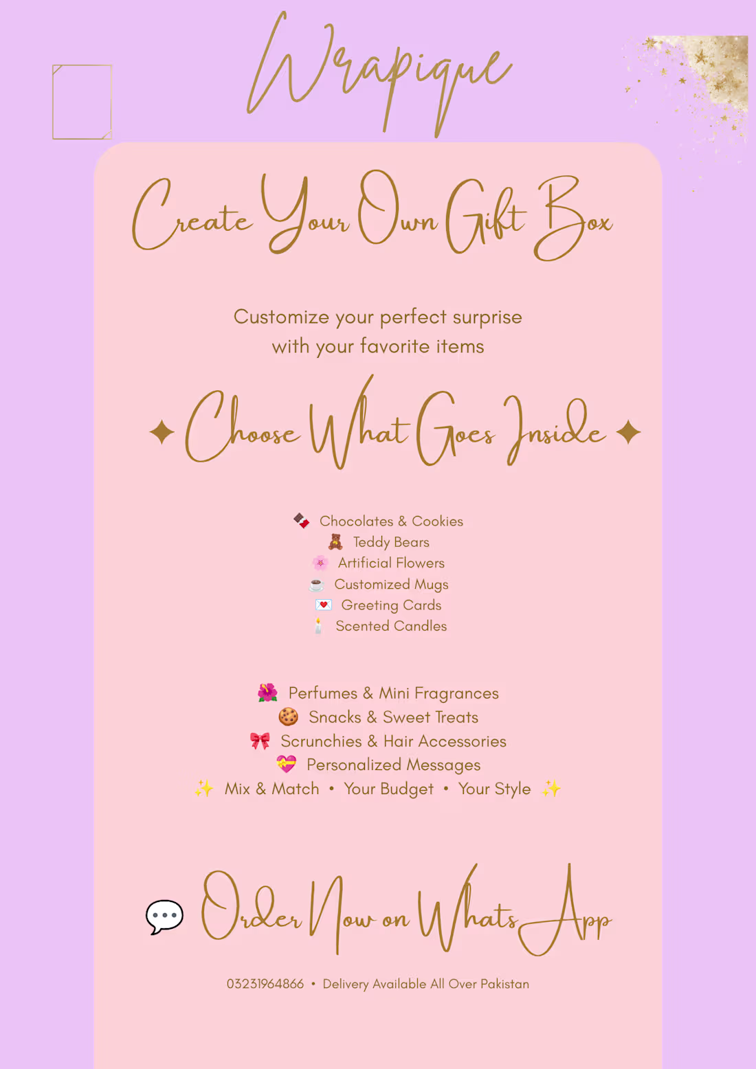Cover image for custom gift box