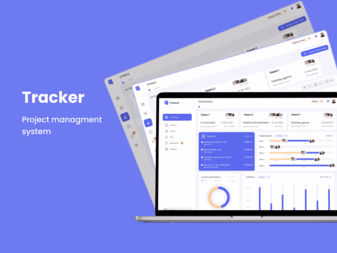 Cover image for Project Management System - Tracker