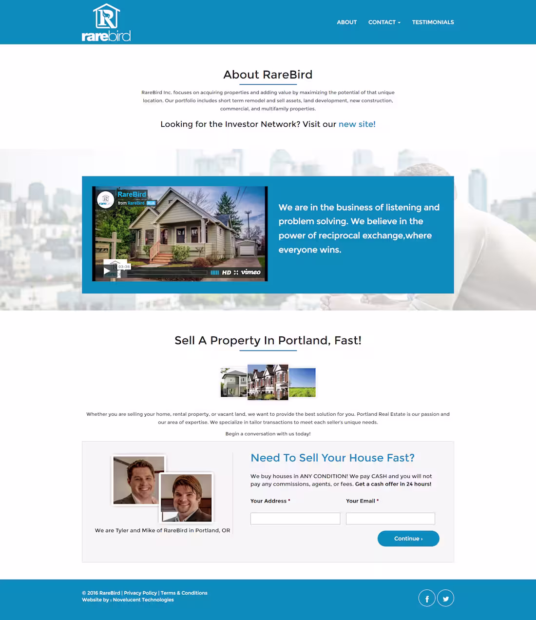 Cover image for Wordpress website for a real