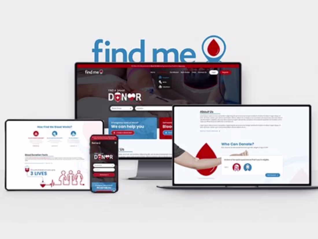 Cover image for Find Me Blood Website & Admin