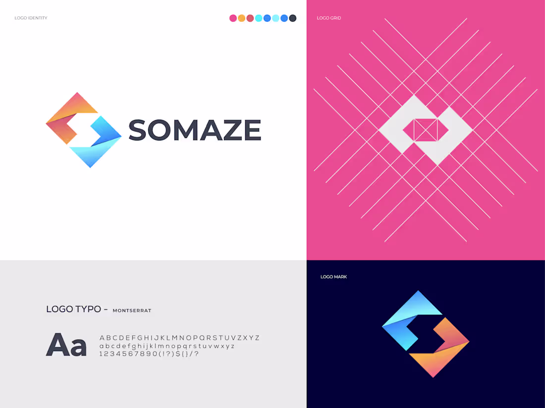 Cover image for Innovative S Letter Logo Design for Somaze Branding
