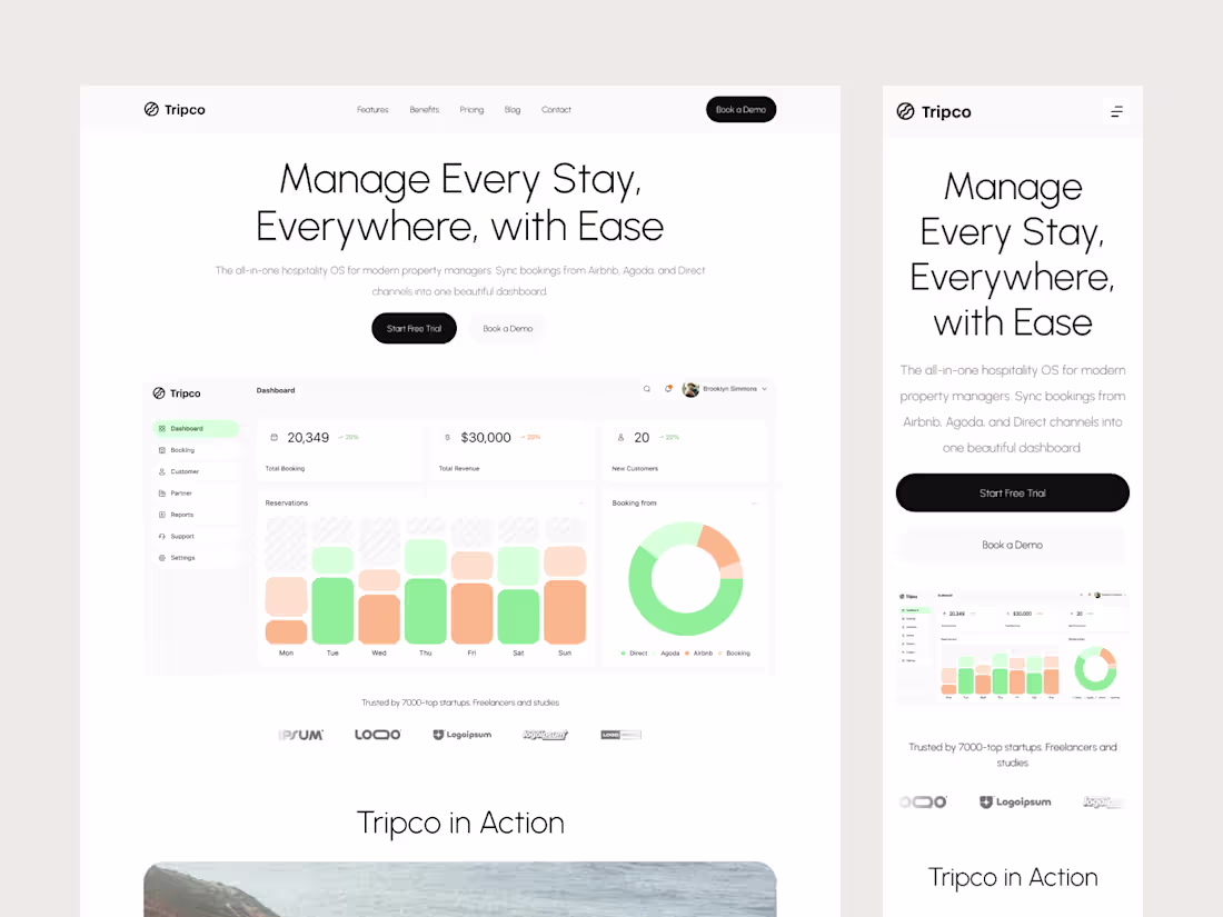 Cover image for Tripco - Travel Management SaaS