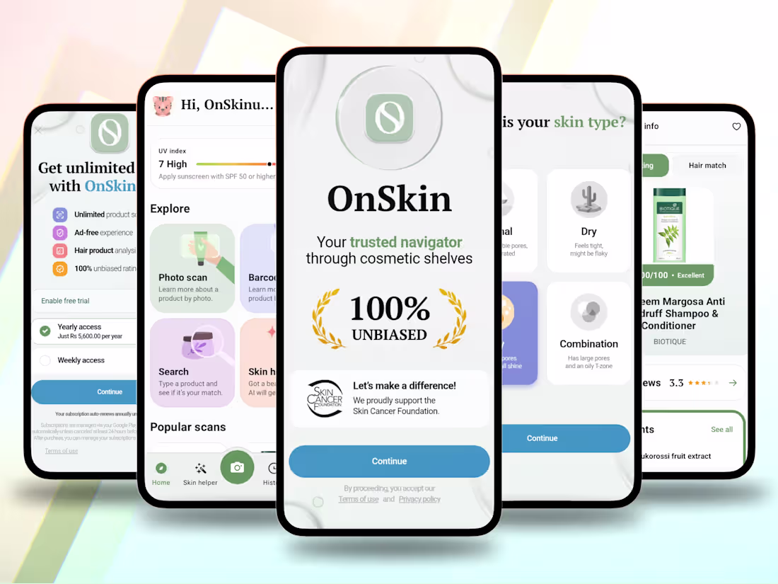 Cover image for AI Skincare Scanner App with Personalized Routines