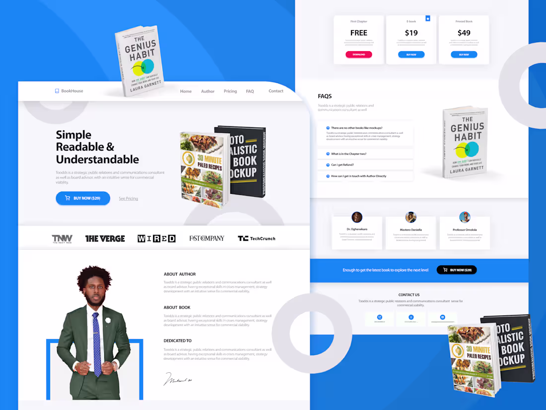 Cover image for Details-Oriented Landing Page UI Design