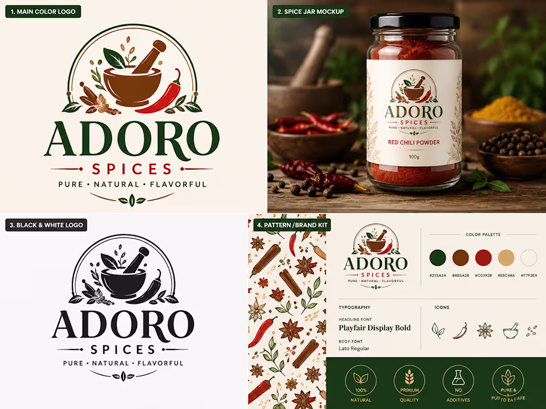 Cover image for Adoro Spices | Premium Emblem
