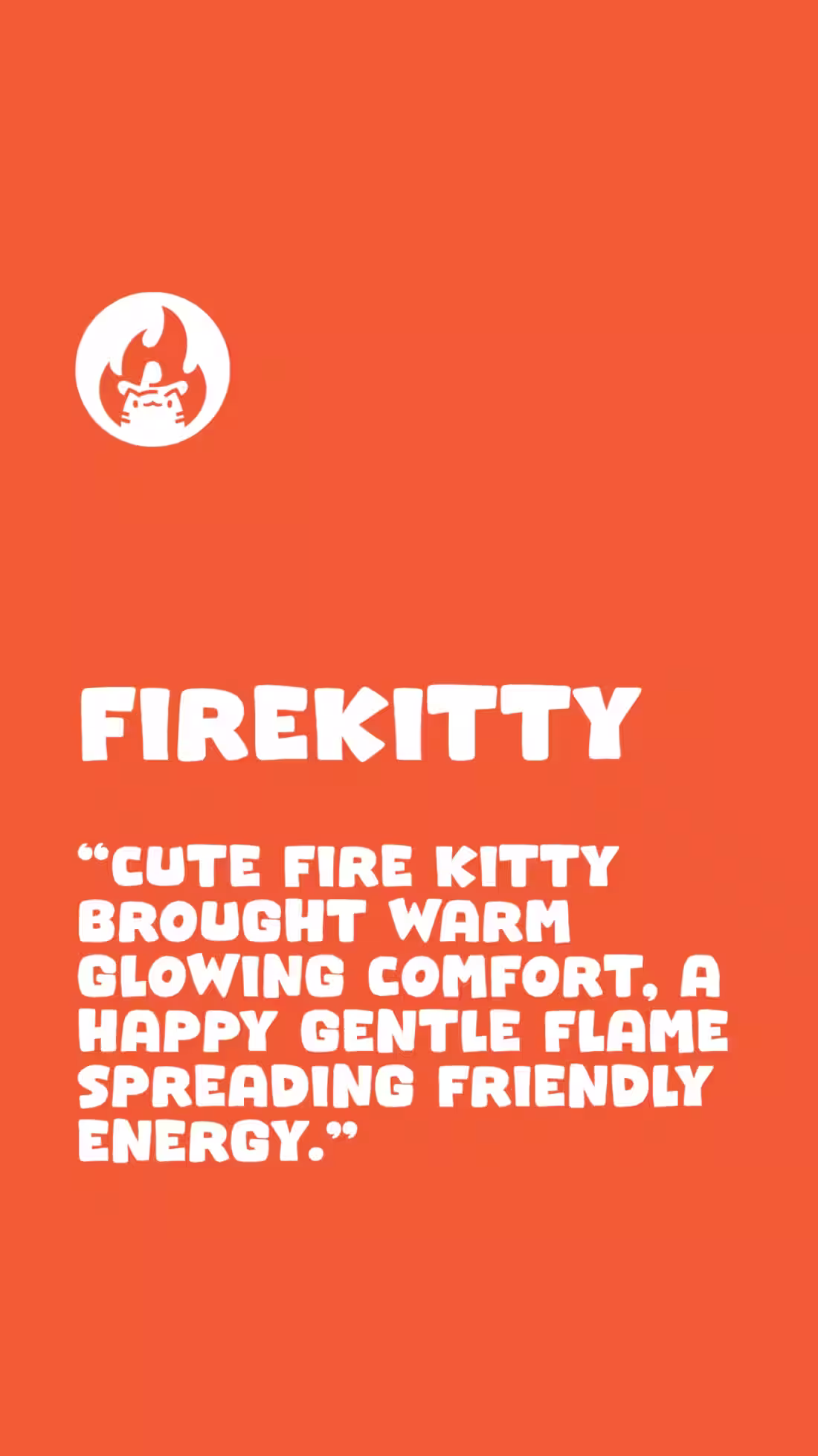 Cover image for Fire Kitty Exclusive Logo Design for Sale by Anhdodes Publis...