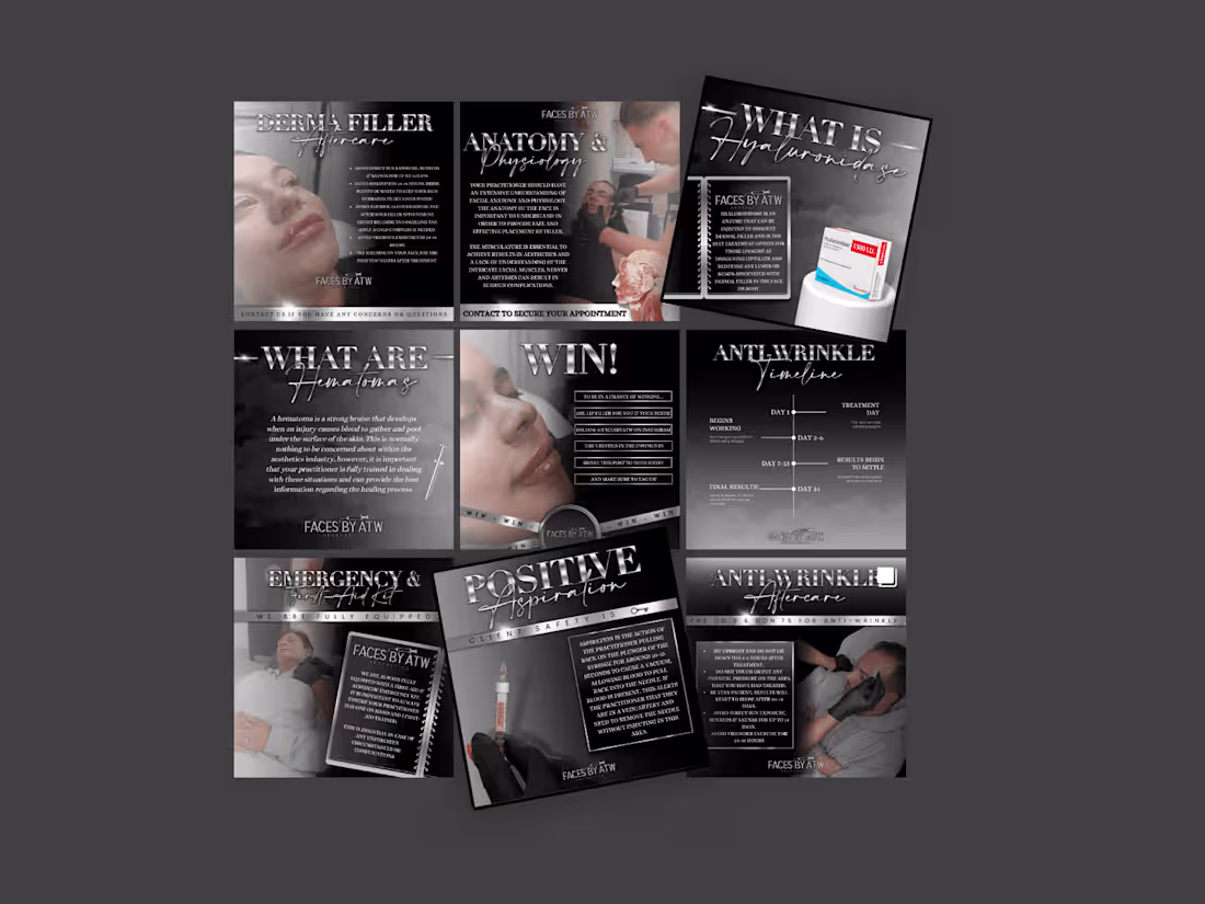 Cover image for Custom Branding Package for Aesthetics Clinic
