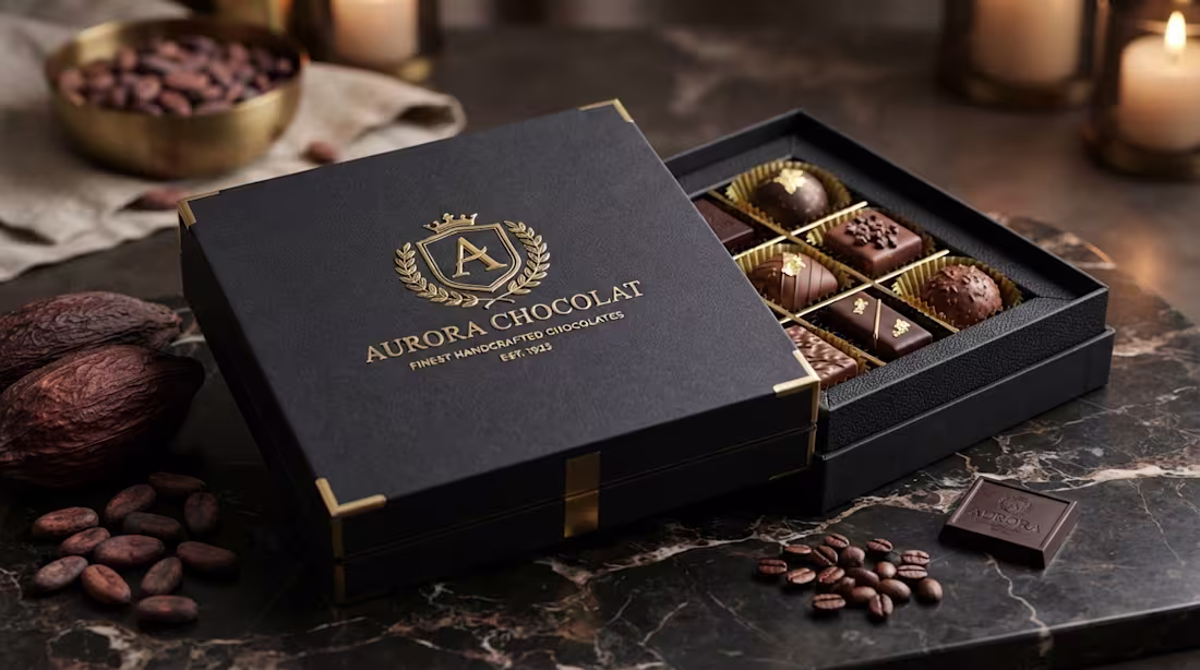 Cover image for  Premium Chocolate Box Label