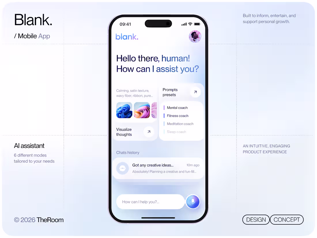 Cover image for Blank AI. Chat GPT-Powered AI Assistant