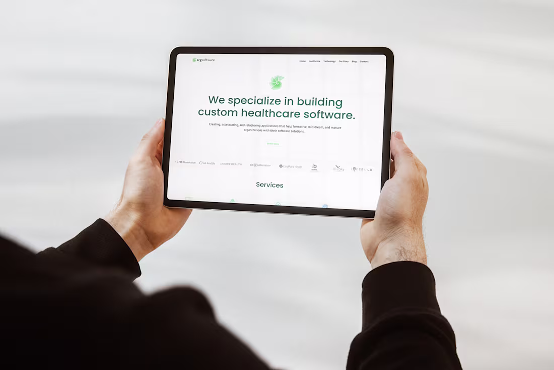 Cover image for SRG Software: Web Design / UI-UX / Company Identity