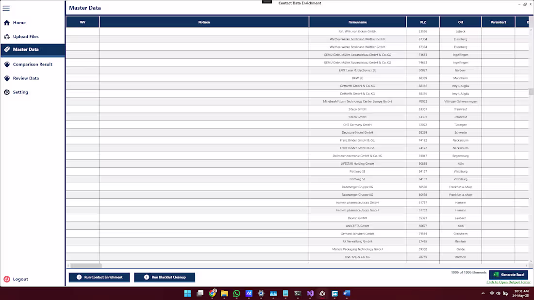 Cover image for Desktop Application for excel read