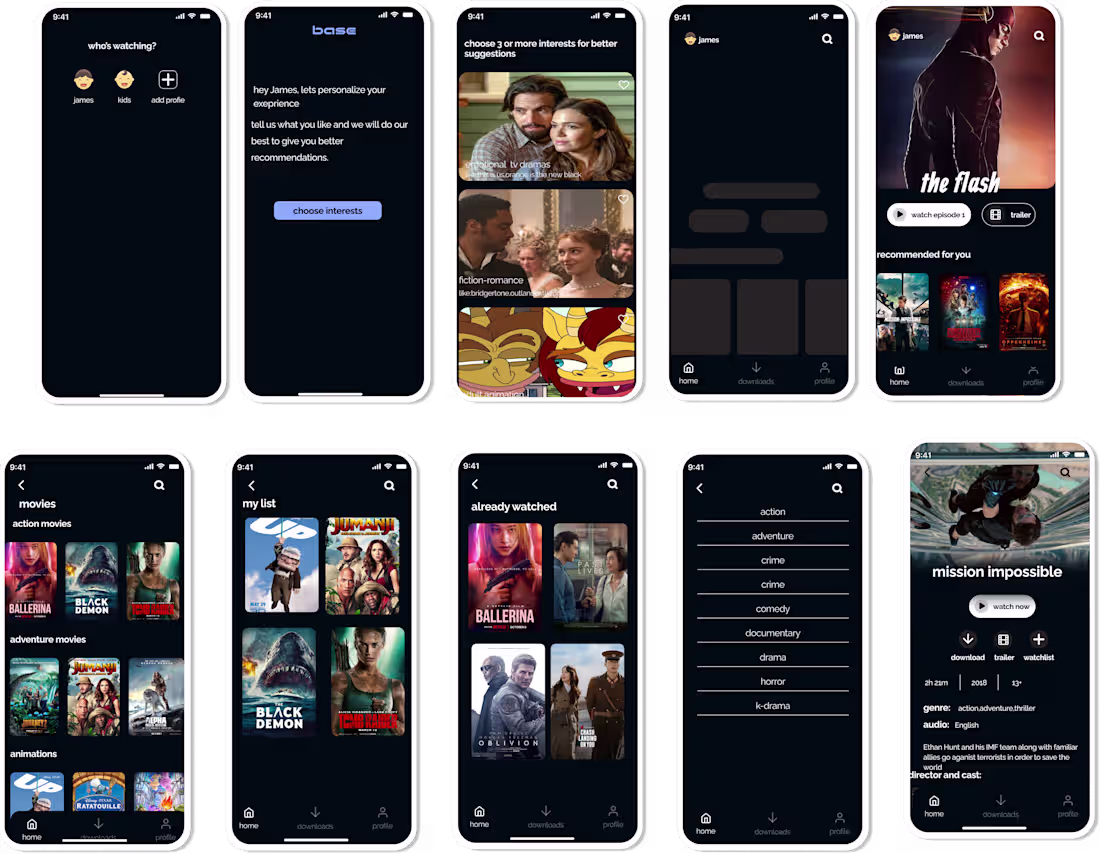 Cover image for base- a streaming platform