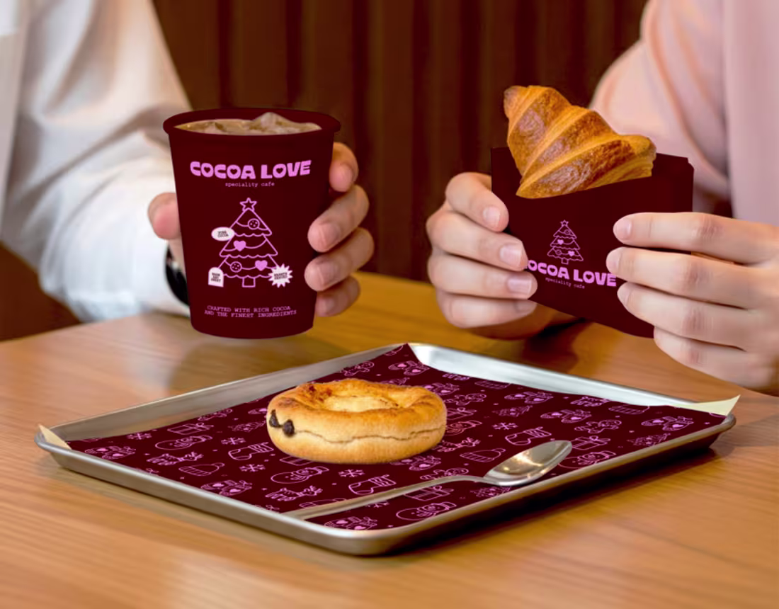 Cover image for Brand Identity Design for Cocoa Love Café
