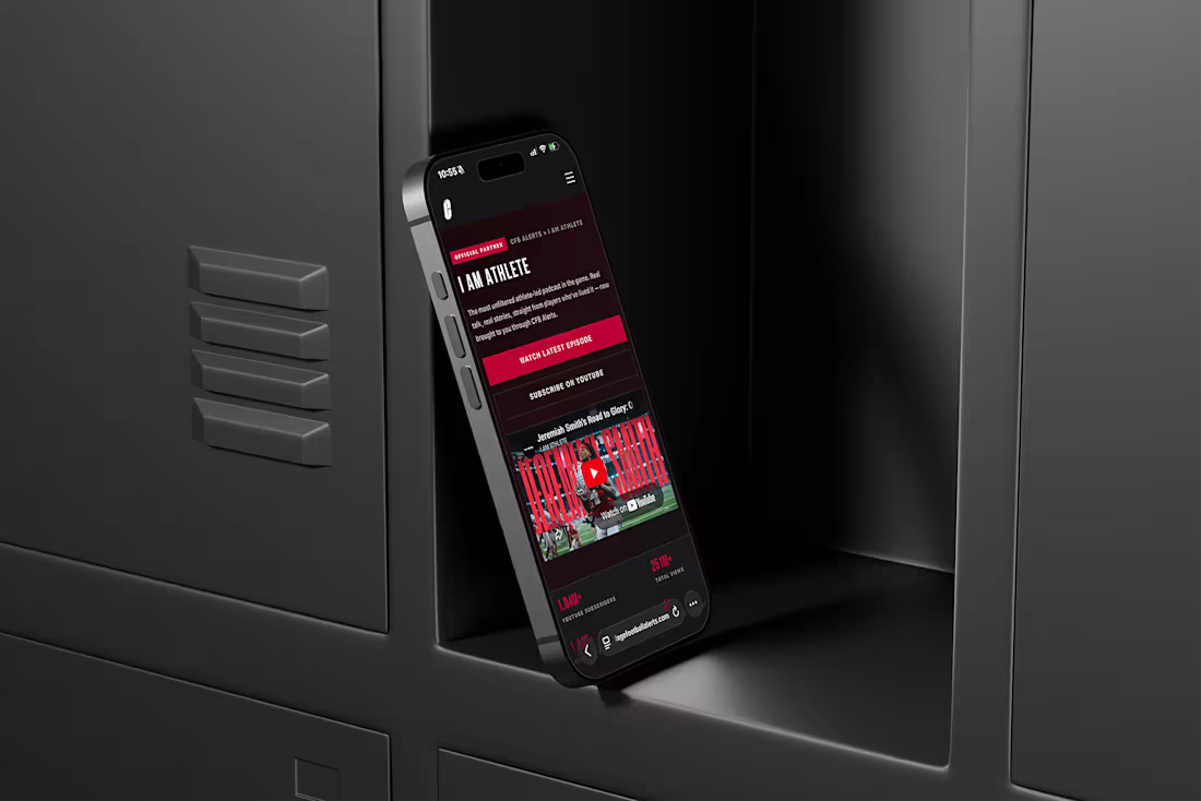 Cover image for CFB Alerts x I AM ATHLETE Partnership Experience