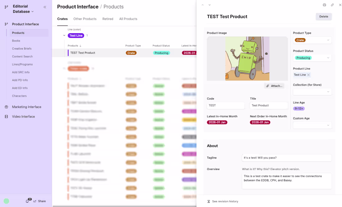 Cover image for Product Database