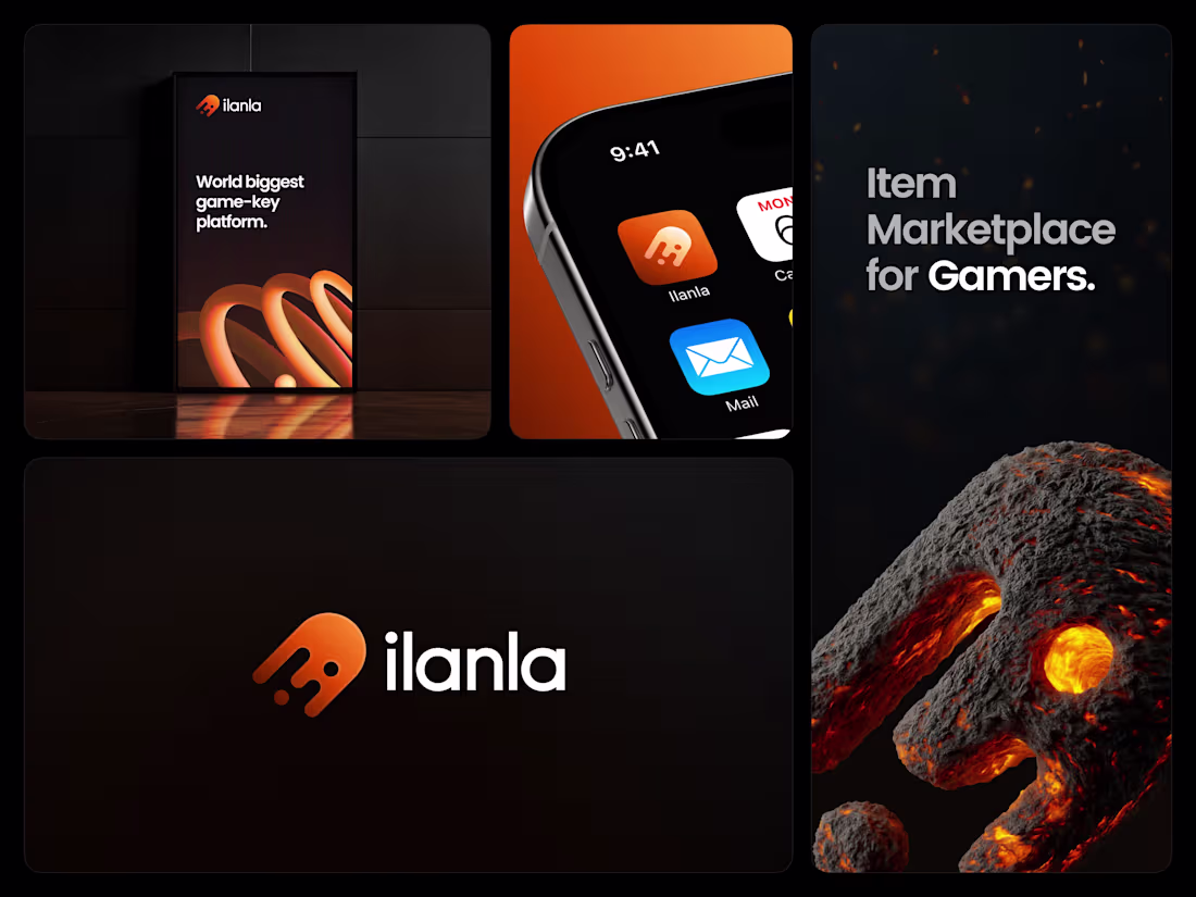 Cover image for Ilanla Logo Design | Item Marketplace for Gamers.