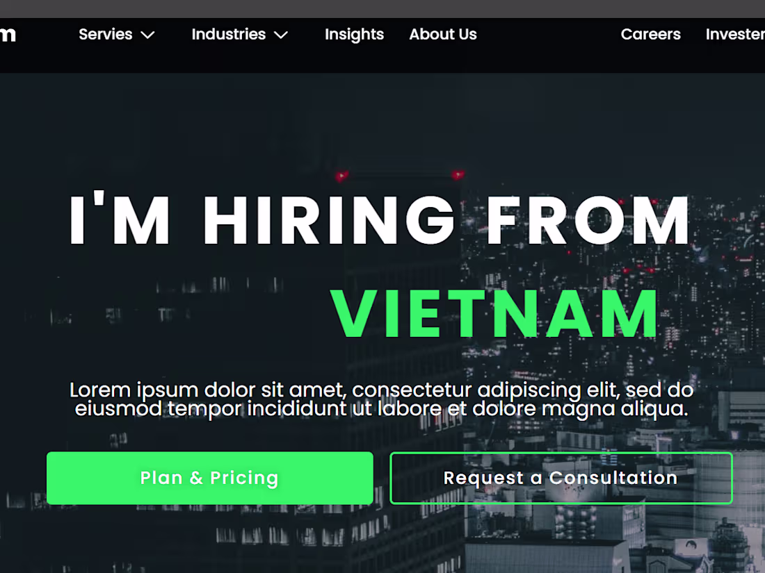 Cover image for Home - Hiring Form