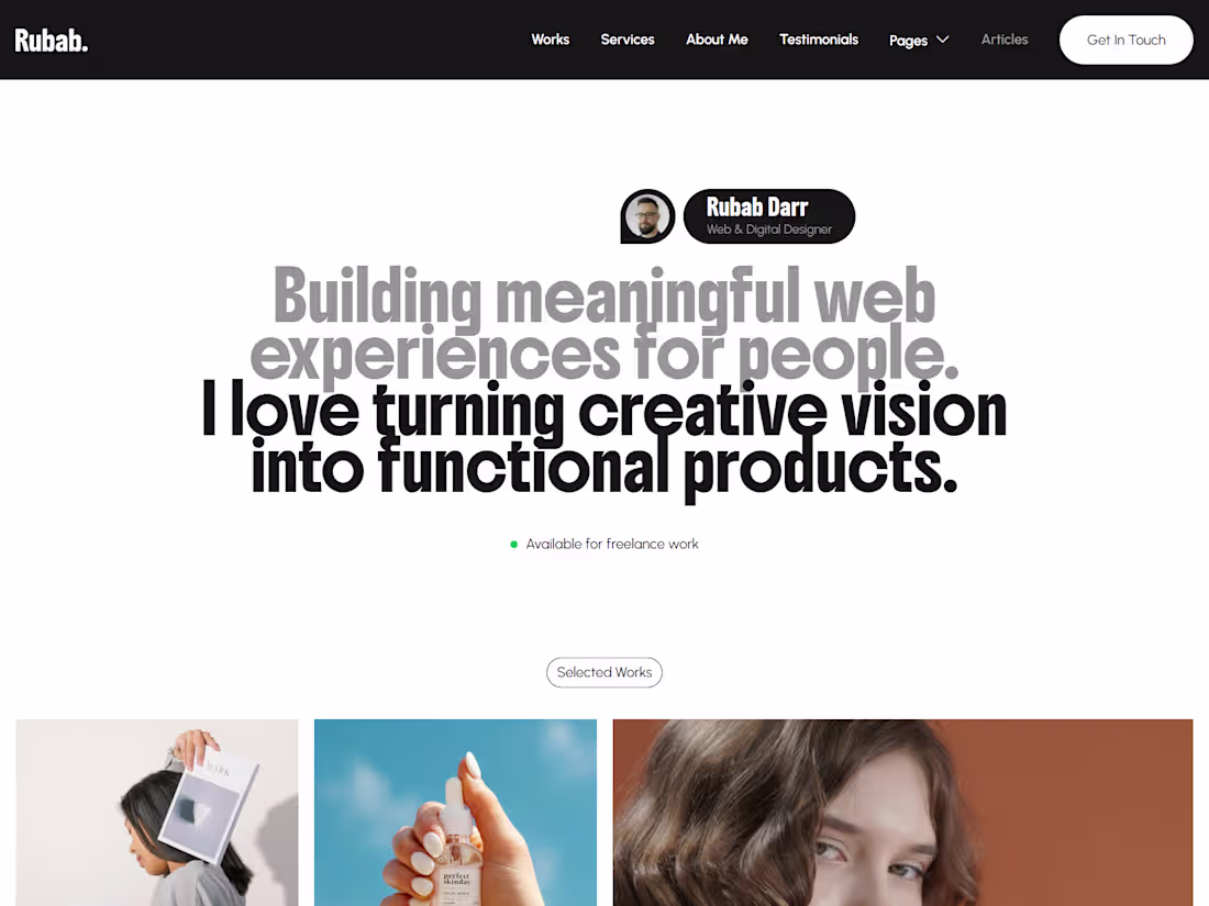 Cover image for Wordpress Portfolio Website