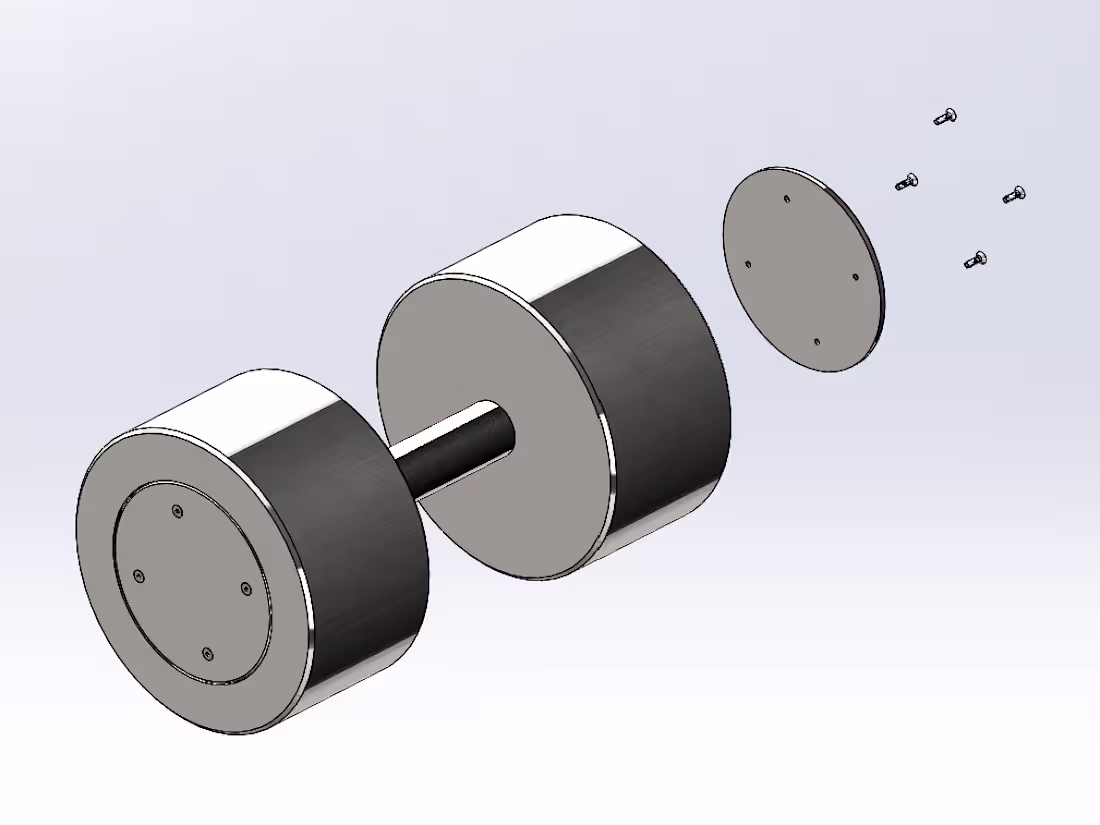 Cover image for Premium steel dumbbell design for