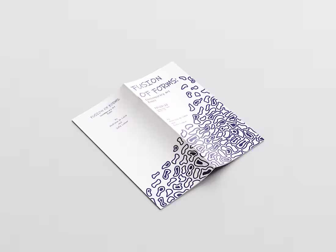 Cover image for "Fusion of Forms" brochure | Behance