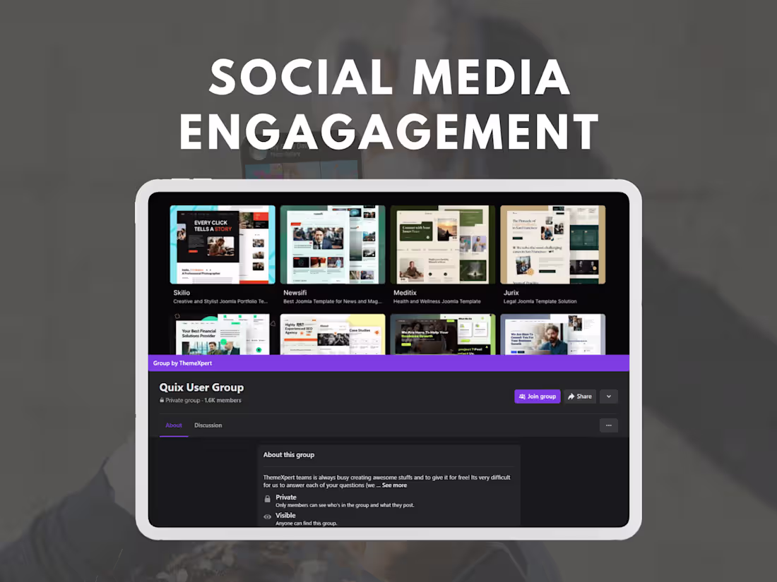 Cover image for Community Management on Social Media for a Theme Company