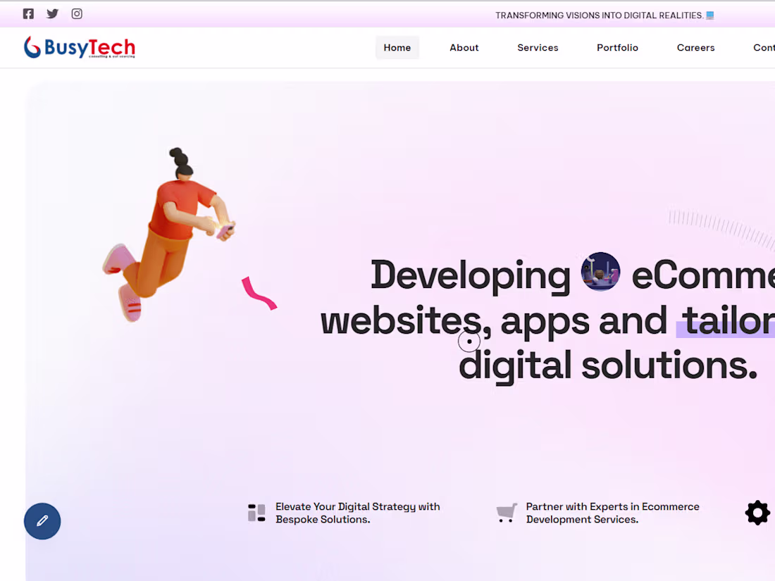 Cover image for BusyTech Co. – Consulting & Outsourcing