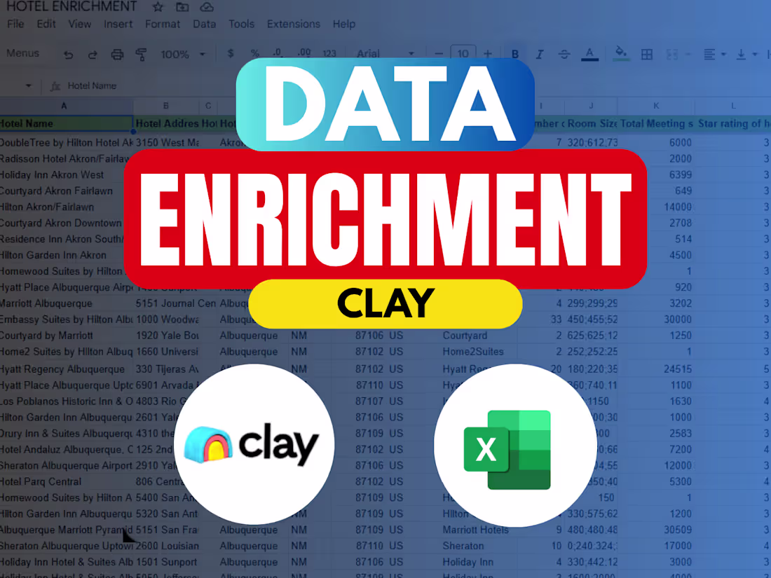 Cover image for Hotel Industry Decision-Makers Data Enrichment