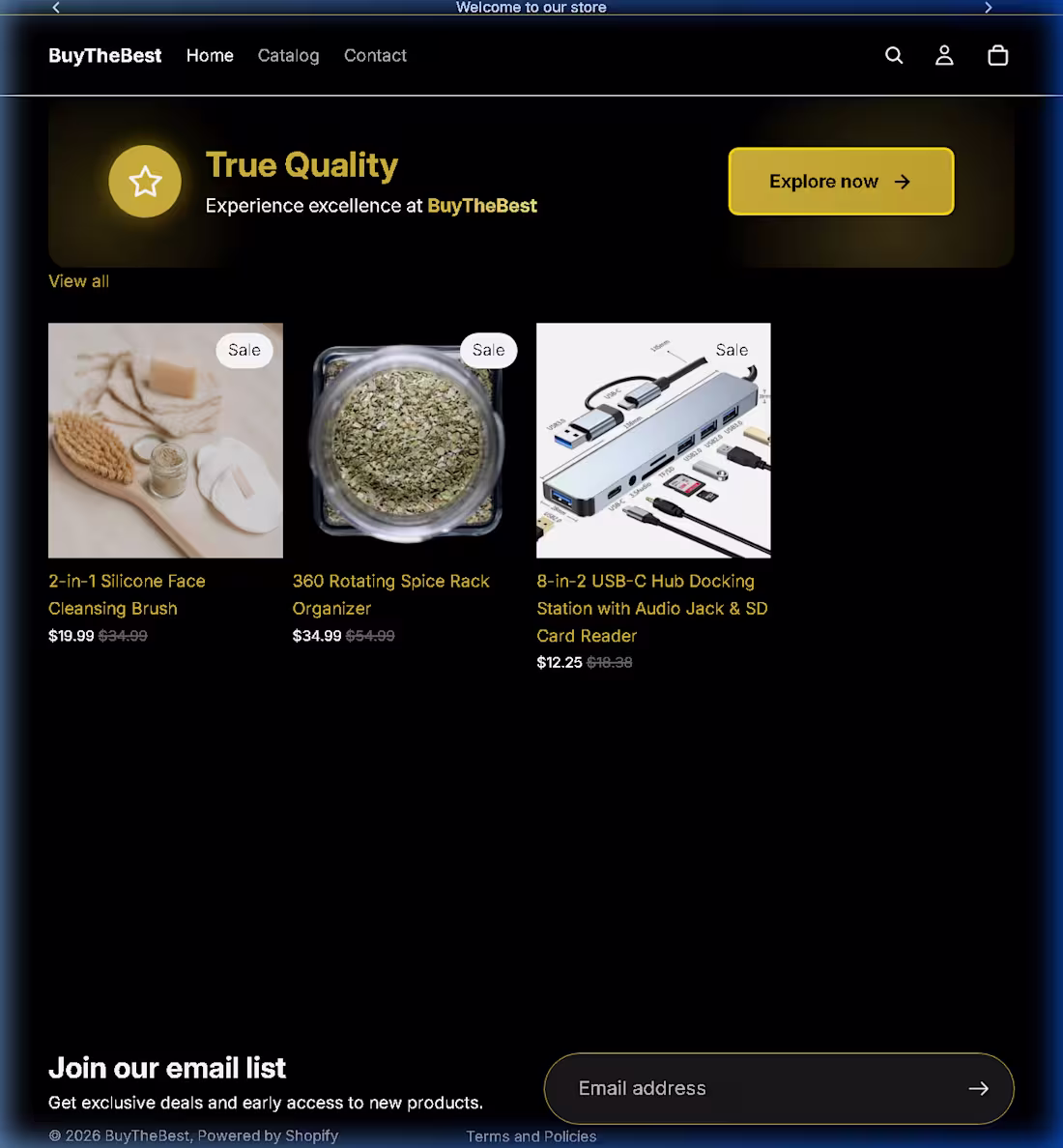 Cover image for Shopify store, fully automated.