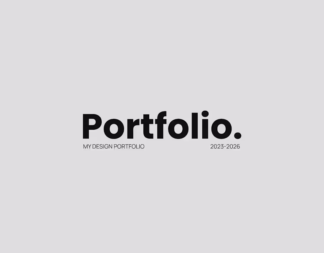 Cover image for Design Portfolio | Kerim B.